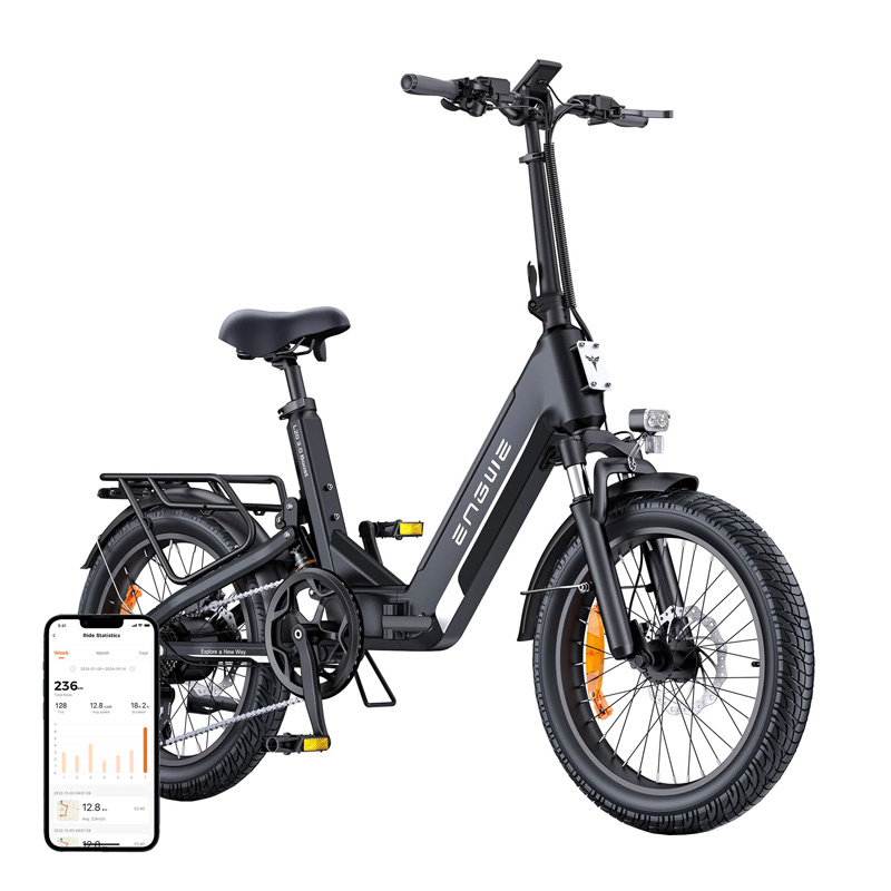 ENGWE L20 3.0 BOOST 250W 20″ Električno kolo (črno)